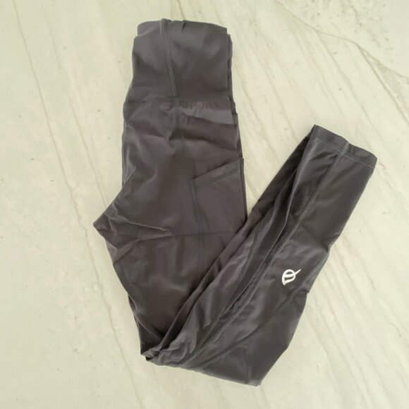 P'tula Pants - P'tula Sleek Crystal High Waist Pockets and Mesh leggings size S. 🖤